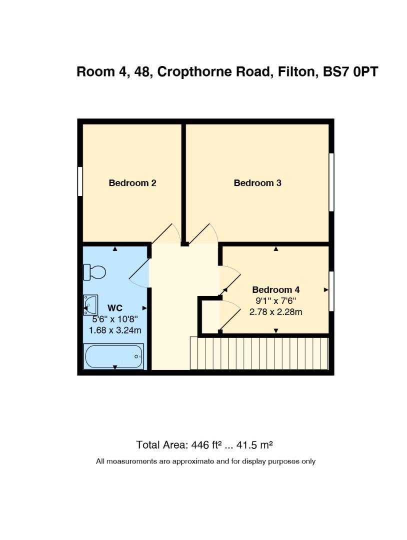 Floorplan for Cropthorne Road, Northville, Bristol